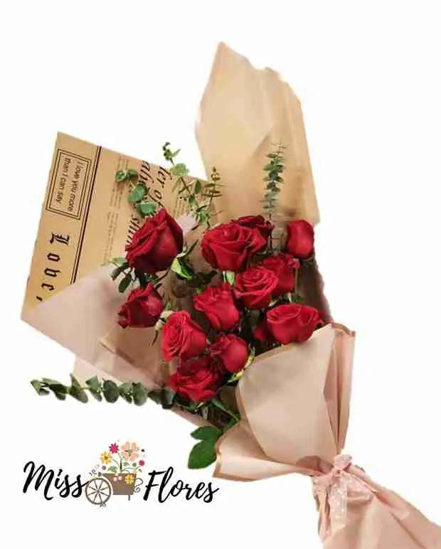 #23 Ramo de 12 Rosas Rojas