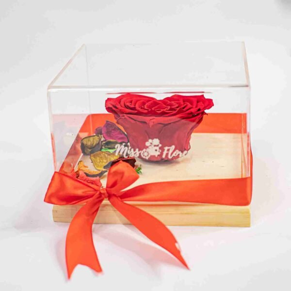 #78 Rosa Corazón en caja pandora - Imagen 2