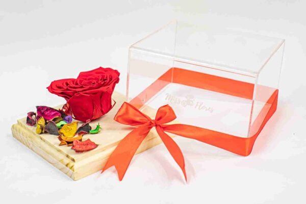 #78 Rosa Corazón en caja pandora - Imagen 3