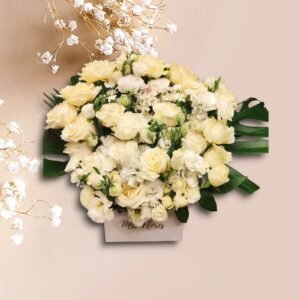 #75 Arreglo Blanca Ilusión en envase