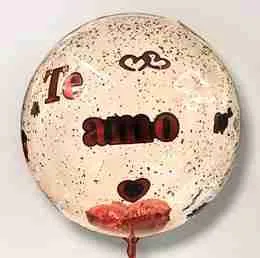 #905 Globos Burbuja Te Amo