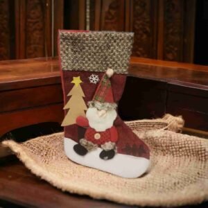 # 186 Media navideña decorativa Papá Noel