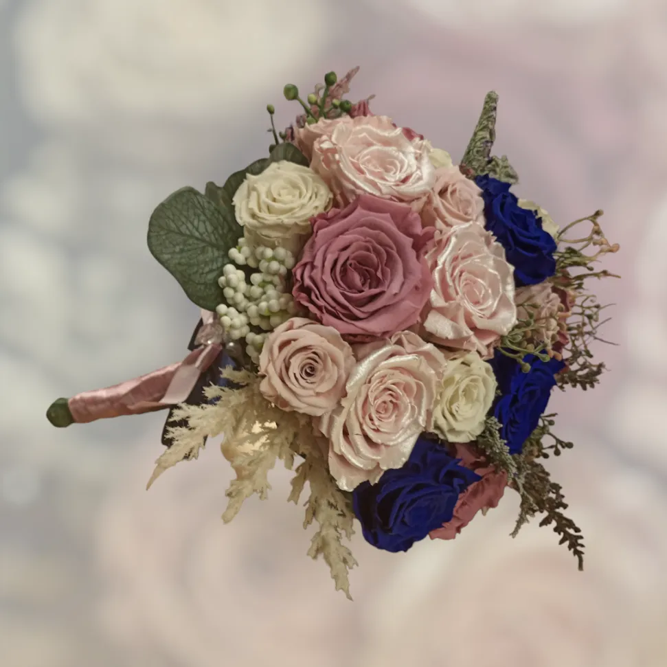 #221 Bouquet de novia ¨Recuerdo Eterno¨
