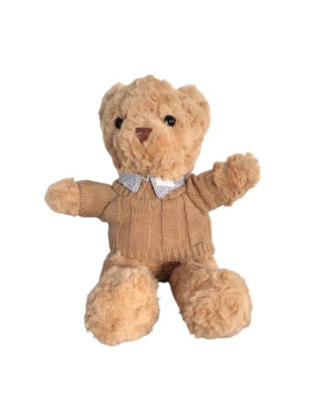 #33 PELUCHE DE OSITO CON CAMISA Y CHOMPITA