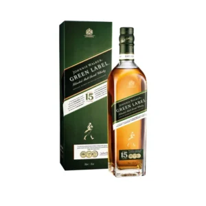 #B199 Whisky JOHNNIE WALKER Green Label Botella 750ml (Etiqueta verde)
