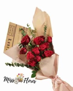 #23 Ramo de 12 Rosas Rojas