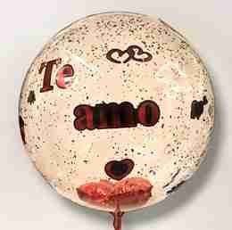 #905 Globos Burbuja Te Amo