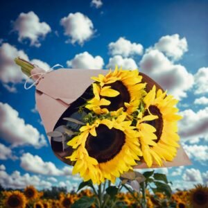 #20 Ramo 3 girasoles